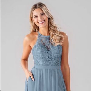 Kennedy Blue Melanie- Beaded in Slate Blue Size 18